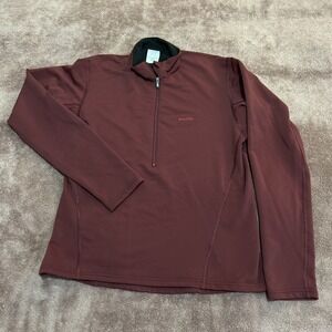 Patagonia VTG‎ Cool Weather Quarter Zip Jogging Pullover Women's Larg Fits  S/m